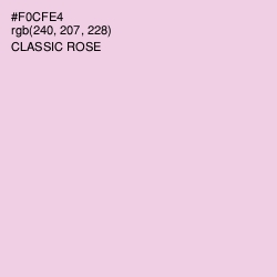 #F0CFE4 - Classic Rose Color Image